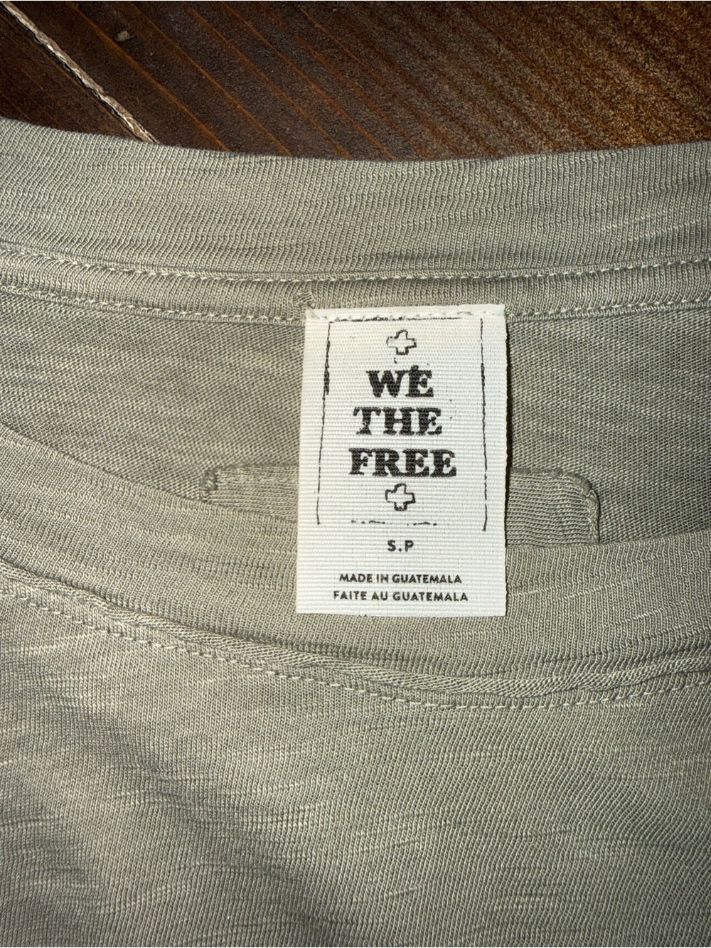 Free People We The Free Arden Tee in Green Size Small - Picture 6 of 7